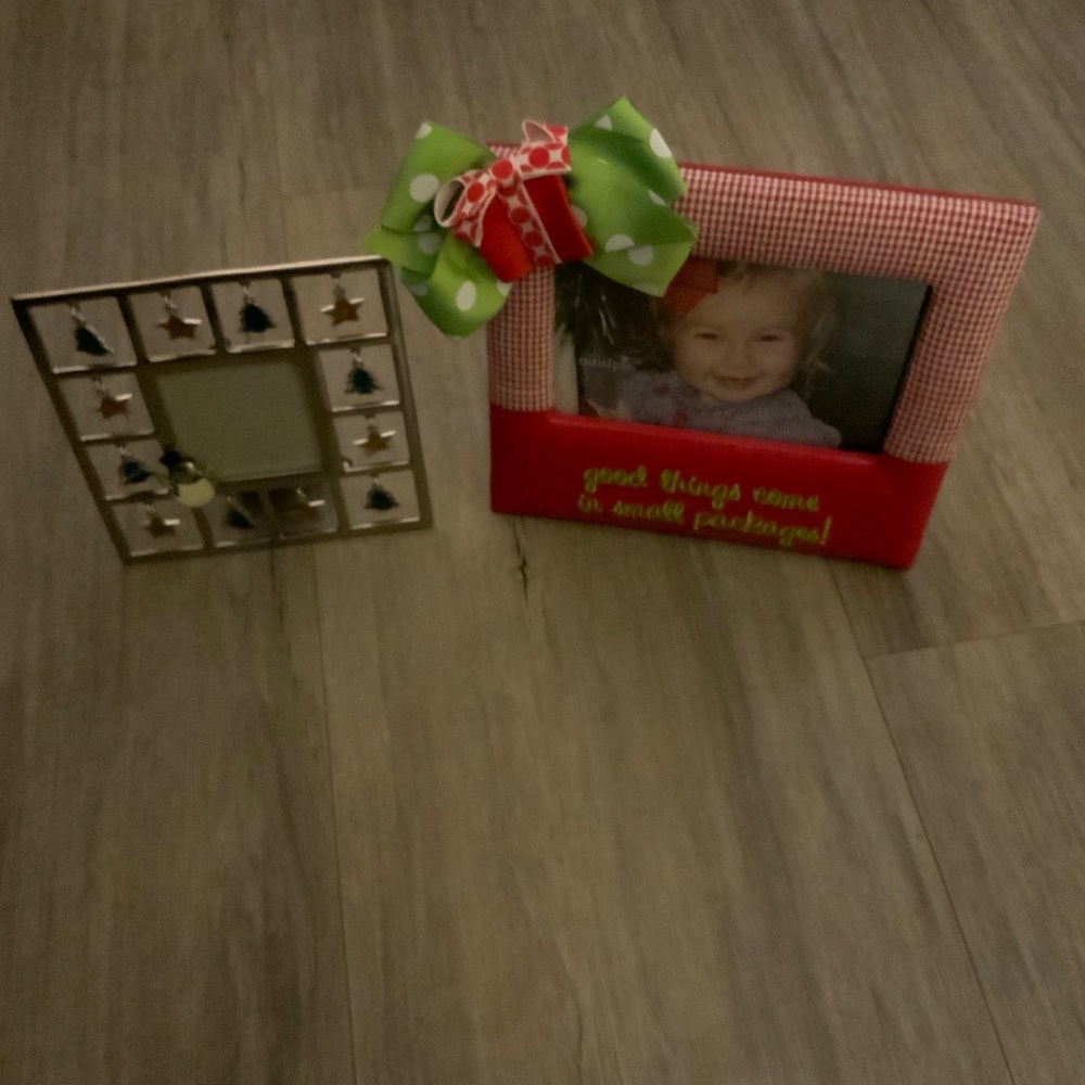 2 Christmas Picture Frames